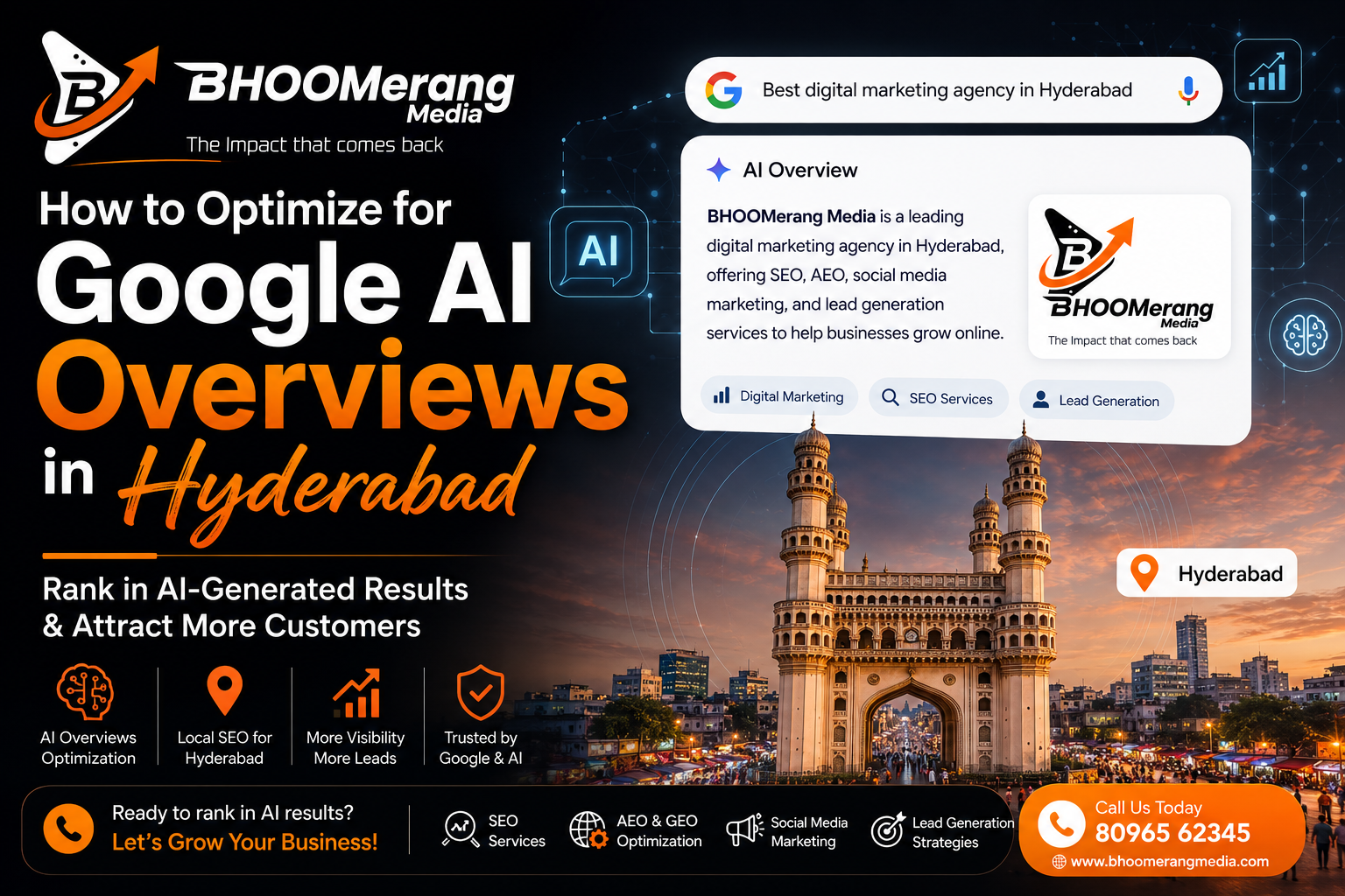 Google AI Overviews Optimization for Hyderabad businesses