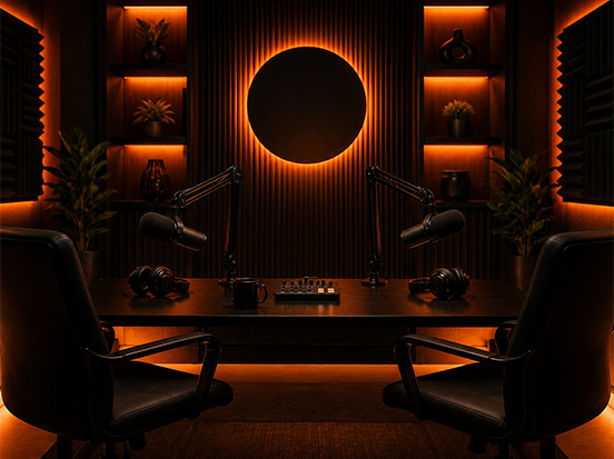 Podcast studio