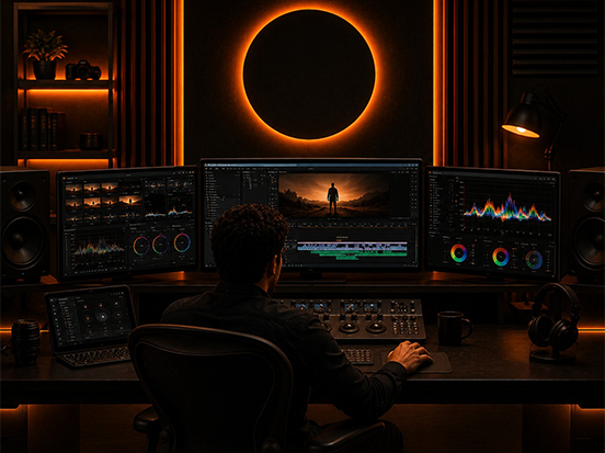 Post-production edit bay