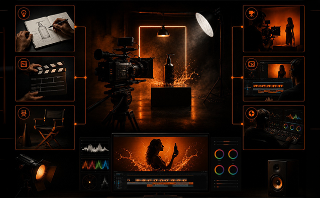 Commercial video production at Bhoomerang Media studio, ESI Hyderabad