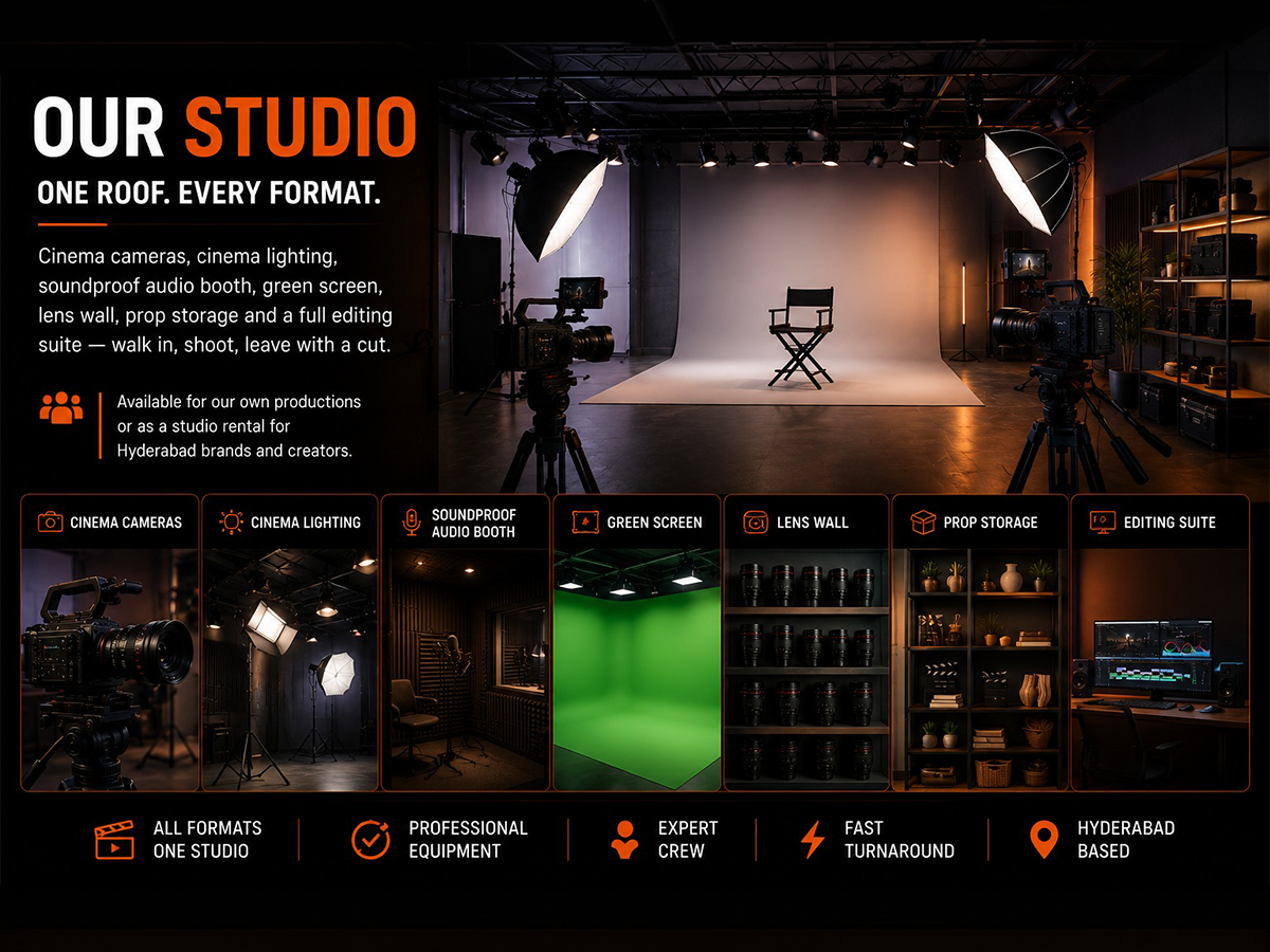 In-house production studio